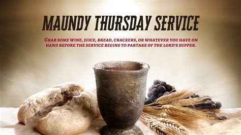 maundy thursday service ideas baptist